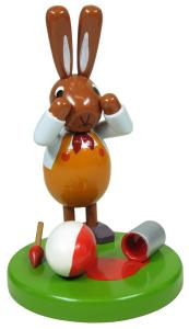 Leichsenring Osterhase, klein, mit Farbeimer (Leichsenring 224/746) Osterhase mit Farbeimer